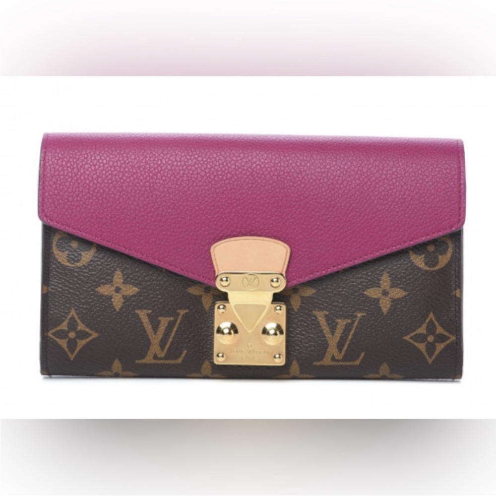 Louis Vuitton Pallas Wallet 
Monogram Canvas and Calfskin